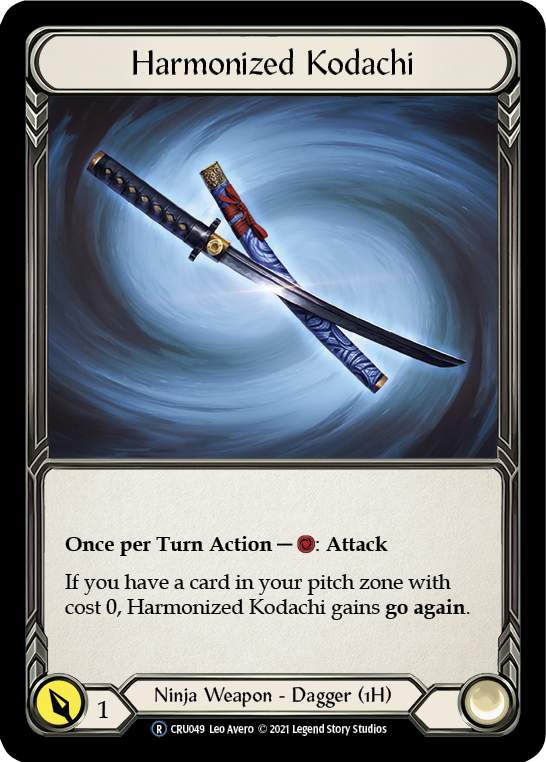 Harmonized Kodachi [U-CRU049] (Crucible of War Unlimited)  Unlimited Normal