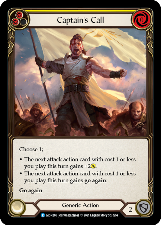 Captain's Call (Yellow) [MON261] (Monarch)  1st Edition Normal