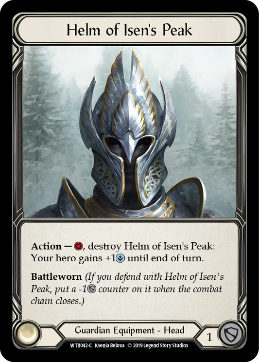 Helm of Isen's Peak [WTR042-C] (Welcome to Rathe)  Alpha Print Normal