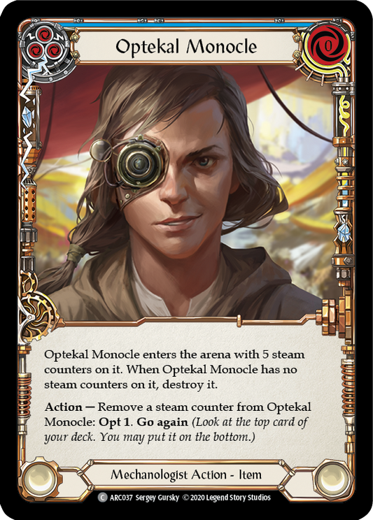 Optekal Monocle [U-ARC037] (Arcane Rising Unlimited)  Unlimited Rainbow Foil