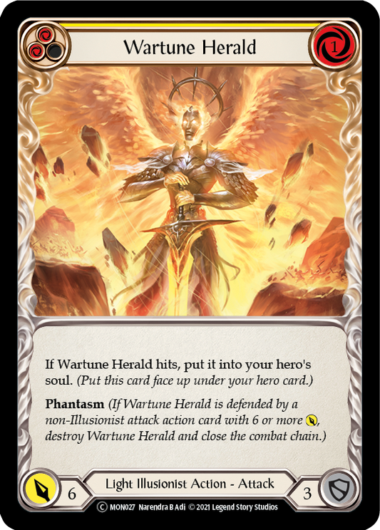 Wartune Herald (Yellow) [U-MON027] (Monarch Unlimited)  Unlimited Normal