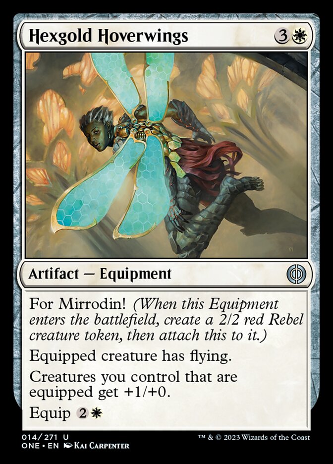 Hexgold Hoverwings [Phyrexia: All Will Be One] | BLOODRUSH Gaming