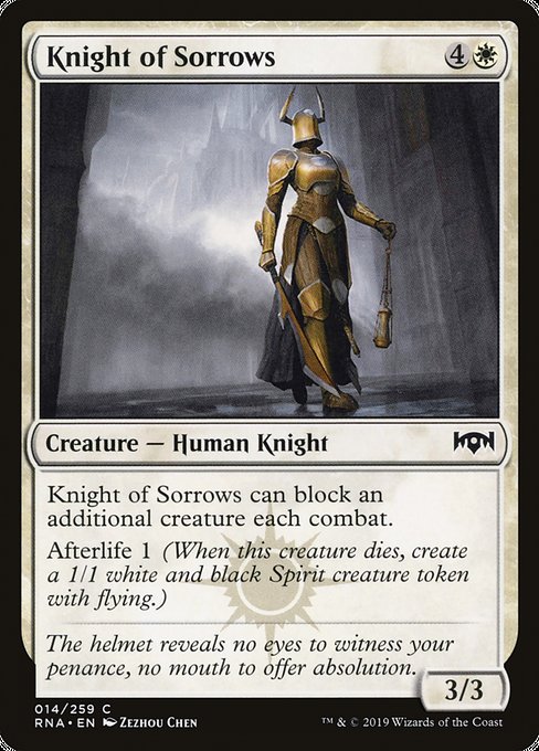 Knight of Sorrows [Ravnica Allegiance]