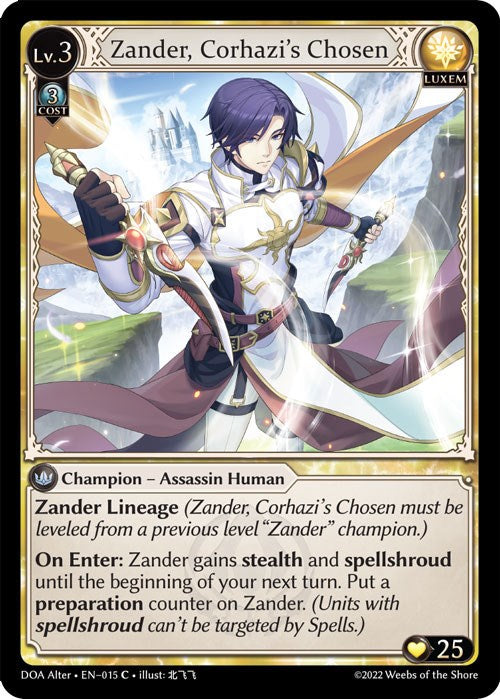 Zander, Corhazi's Chosen (015) [Dawn of Ashes: Alter Edition]