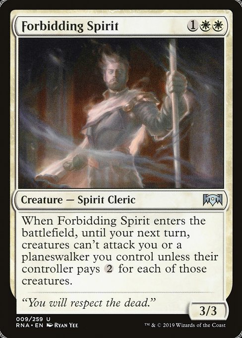 Forbidding Spirit [Ravnica Allegiance]